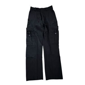 Spiewak ~ Black Cargo Pants ~ size 28 ~ Poly/Cotton Blend